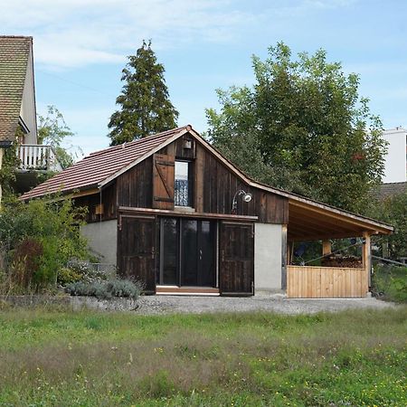 Tiny House Chez Claudine - Relaxen, Workspace, Naehe Thermen, Netflix, Free Parking & Wifi Brugg  Exterior foto