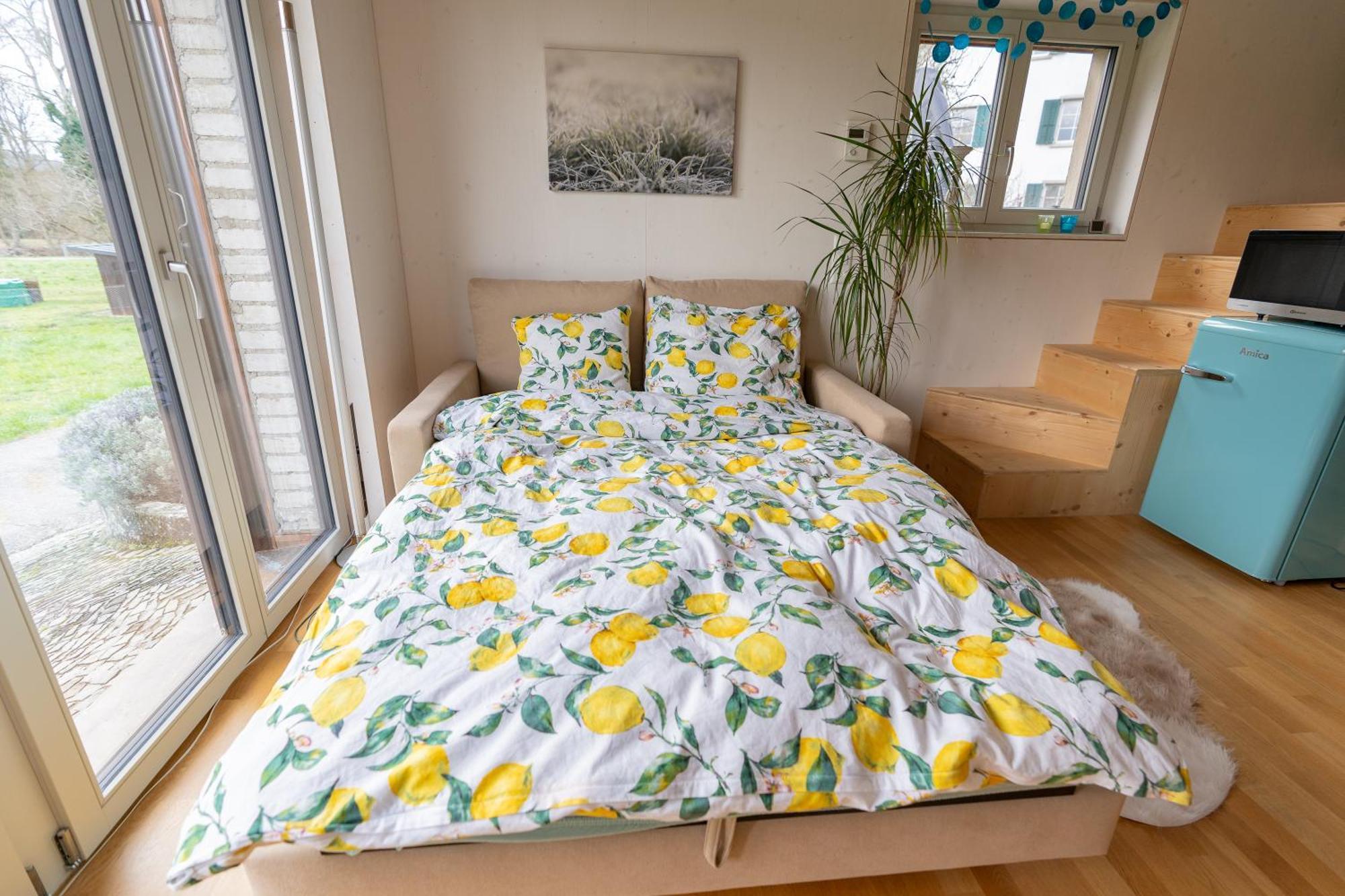 Tiny House Chez Claudine - Relaxen, Workspace, Naehe Thermen, Netflix, Free Parking & Wifi Brugg  Exterior foto
